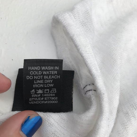 DayTrip White Bling T-Shirt; size XS women’s - Picture 5 of 9